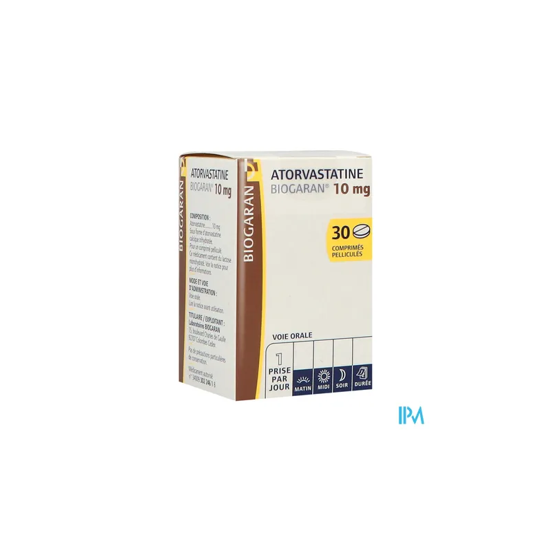 ATORVASTATINE 10MG BGR CPR FL 30