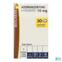 ATORVASTATINE 10MG BGR CPR FL 30