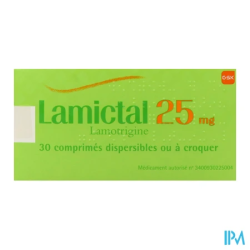 LAMICTAL 25MG CPR DISPERSIBLE30