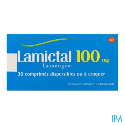 LAMICTAL 100MG CPR DISPERSIBLE30