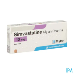 SIMVASTATINE 10MG VIATRIS CPR 28