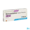 SIMVASTATINE 10MG VIATRIS CPR 28