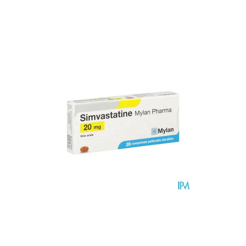 SIMVASTATINE 20MG VTS CPR SEC 28