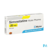 SIMVASTATINE 20MG VTS CPR SEC 28
