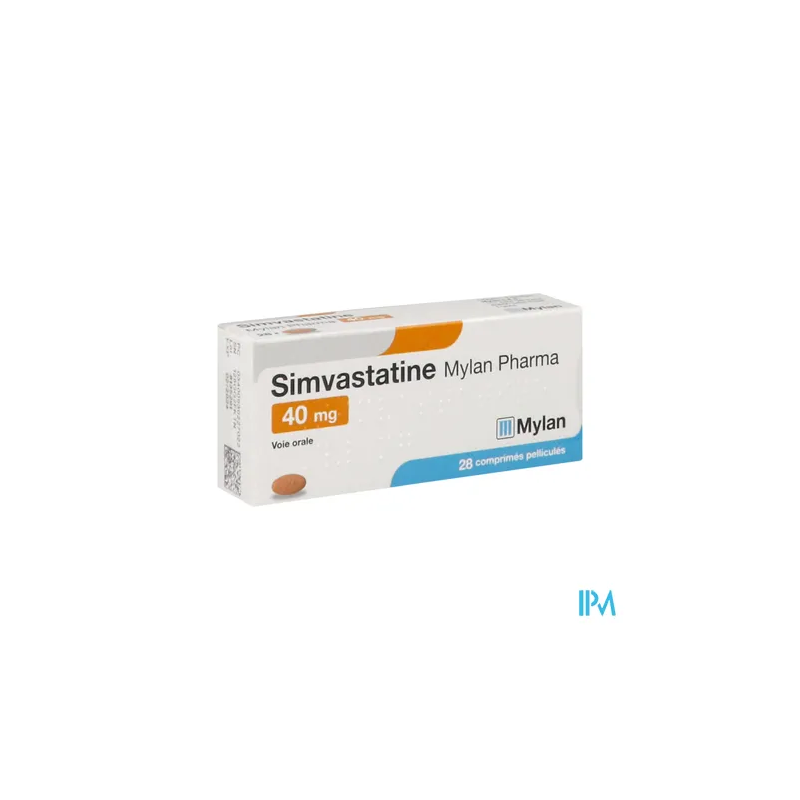 SIMVASTATINE 40MG VIATRIS CPR 28