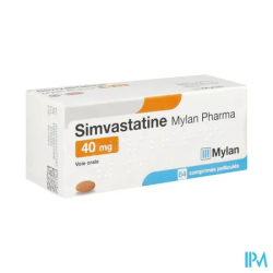 SIMVASTATINE 40MG VIATRIS CPR 84