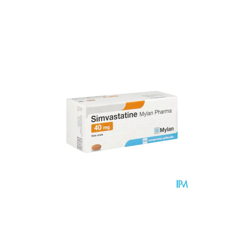 SIMVASTATINE 40MG VIATRIS CPR 84