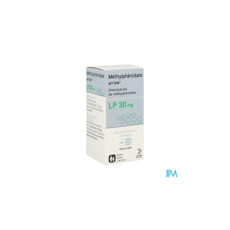 METHYLPHENIDATE LP 30MG ARW GEL 28