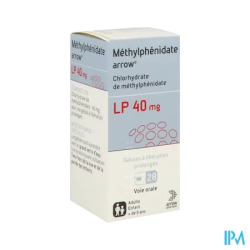 METHYLPHENIDATE LP 40MG ARW GEL 28