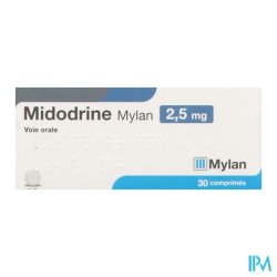 MIDODRINE 2,5MG VIATRIS CPR 30X1