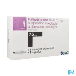 PALIPERIDONE LP 75MG TEVA SER IM 1