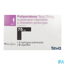 PALIPERIDONE LP 75MG TEVA SER IM 1