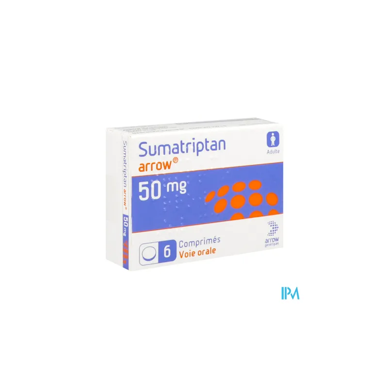 SUMATRIPTAN 50MG ARROW CPR 6