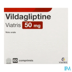 VILDAGLIPTINE 50MG VIATRIS CPR 60