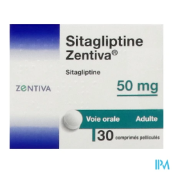 SITAGLIPTINE 50MG VIATRIS CPR 30