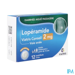 LOPERAMIDE VTS CONSEIL 2MG LYOC 12