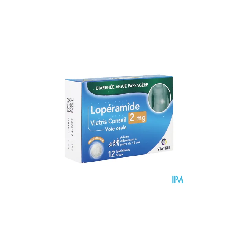 LOPERAMIDE VTS CONSEIL 2MG LYOC 12