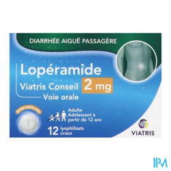 LOPERAMIDE VTS CONSEIL 2MG LYOC 12