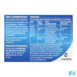 LOPERAMIDE VTS CONSEIL 2MG LYOC 12
