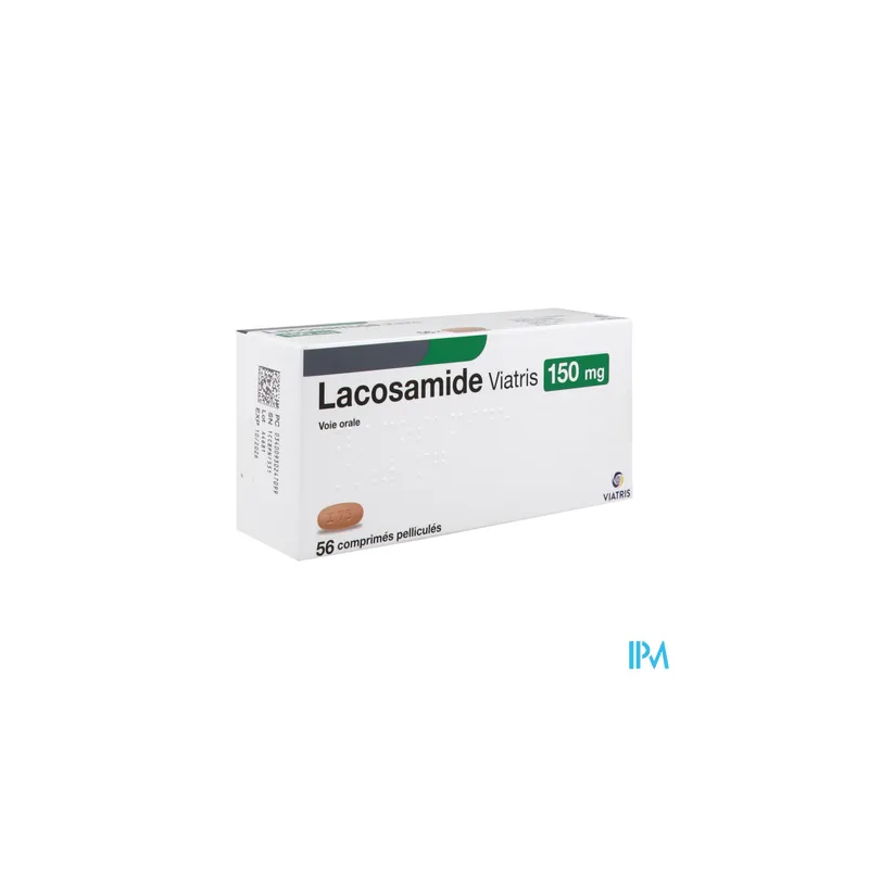 LACOSAMIDE 150MG VIATRIS CPR 56X1
