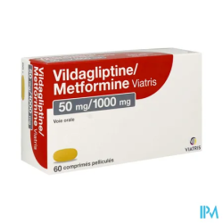 VILDAGLI/METF 50/1 000MG VTS CPR60