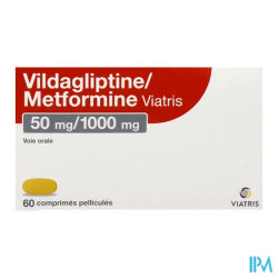VILDAGLI/METF 50/1 000MG VTS CPR60