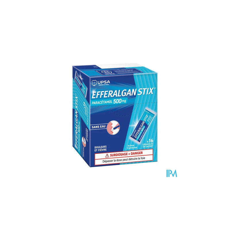 EFFERALGANSTIX 500MG GRAN SACHET16