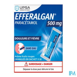 EFFERALGANSTIX 500MG GRAN SACHET16