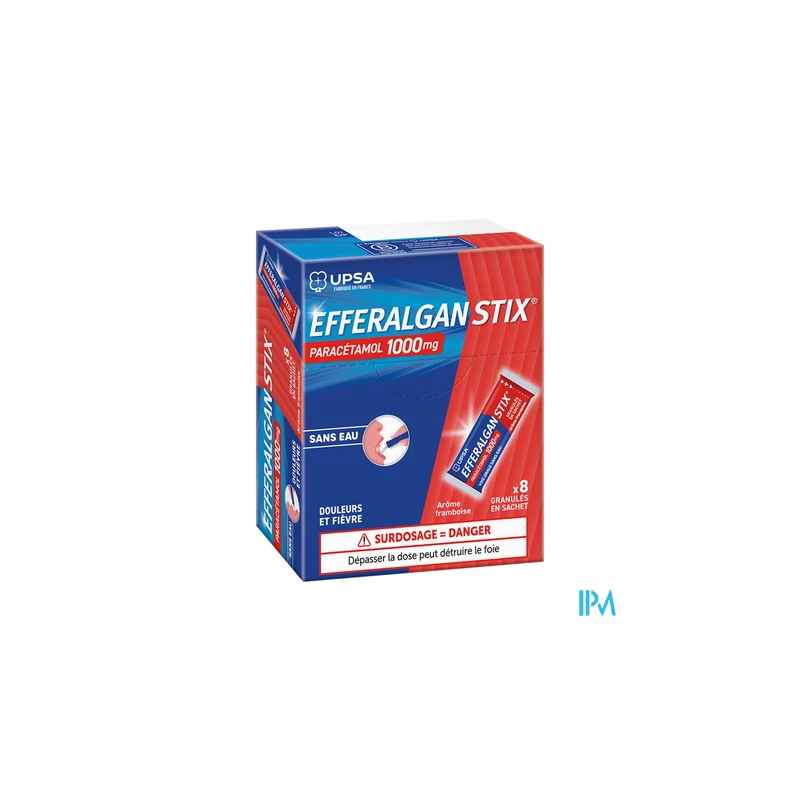 EFFERALGANSTIX 1000MG GRAN SACHET8
