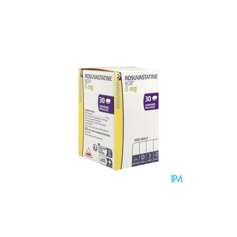 ROSUVASTATINE 5MG BGR CPR FL 30