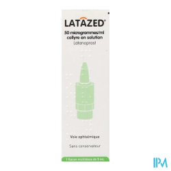 LATAZED 50MCG/ML COLLYRE 5ML FL1