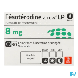 FESOTERODINE 8MG ARROW CPR LP 30
