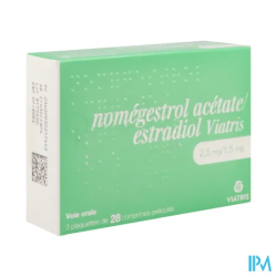 NOMEG/ESTRAD 2,5/1,5MG VTS CPR3X28