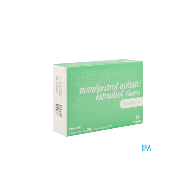 NOMEG/ESTRAD 2,5/1,5MG VTS CPR3X28