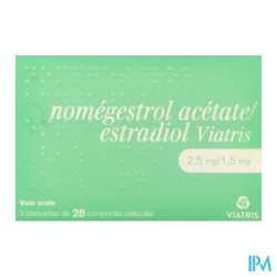 NOMEG/ESTRAD 2,5/1,5MG VTS CPR3X28