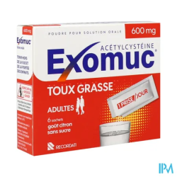 EXOMUC 600MG SACHET 6
