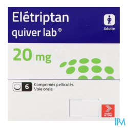 ELETRIPTAN 20MG QUIVER CPR 6