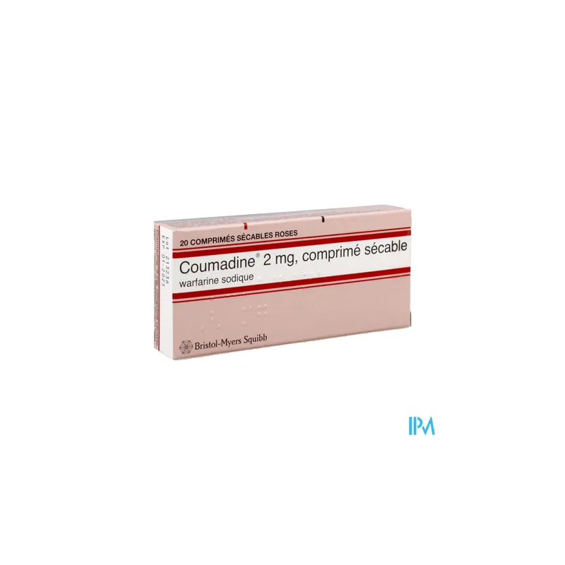 COUMADINE 2MG CPR SECABLE 20
