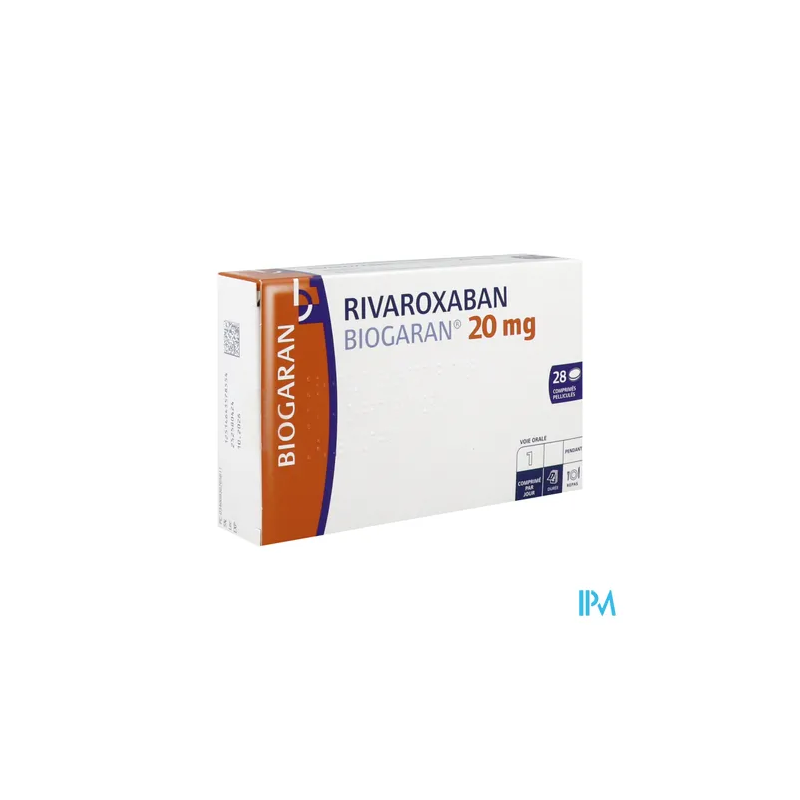RIVAROXABAN 20MG BIOGARAN CPR 28