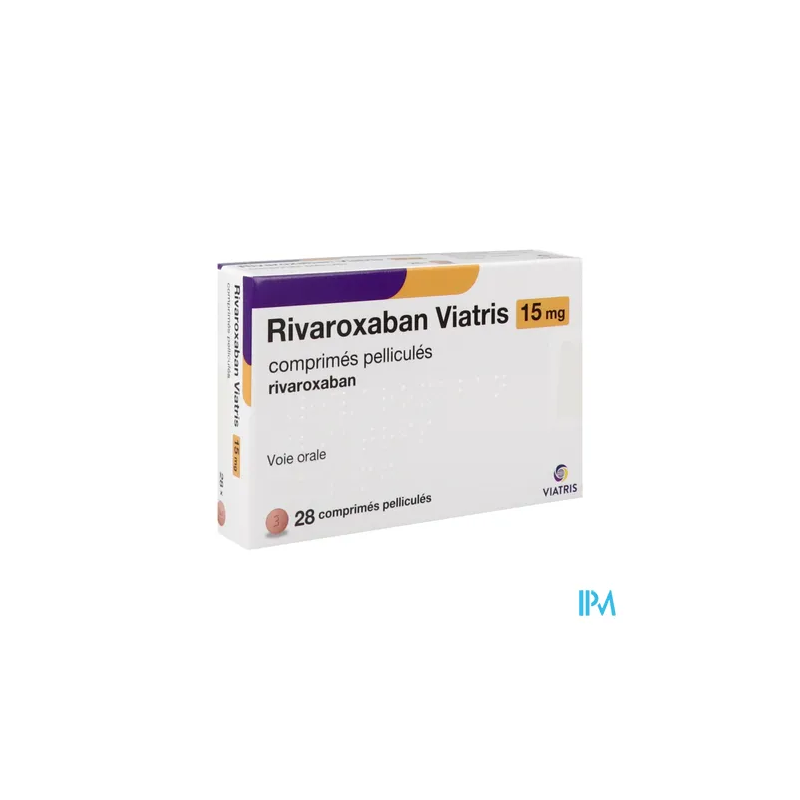 RIVAROXABAN 15MG VIATRIS CPR 28.