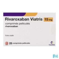 RIVAROXABAN 15MG VIATRIS CPR 28.