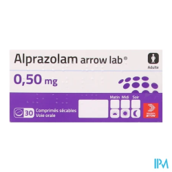 ALPRAZOLAM 0,50MG ARROW CPR SEC 30