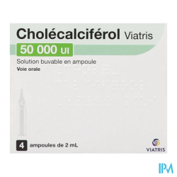 CHOLECALCIFEROL 50 000UI VTS AMP4