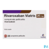 RIVAROXABAN 20MG VIATRIS CPR 28.