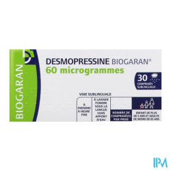 DESMOPRESSIN 60MCG BGR CPR SUB30