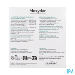 MOXYDAR SUSP BUV SACHET 16