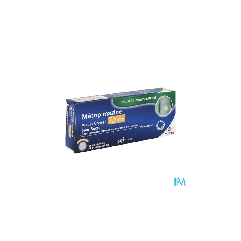 METOPIMAZINE 7,5MG VTS CPR ORO 8