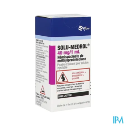 SOLU-MEDROL 40MG/1ML PDR+SOL FL 1