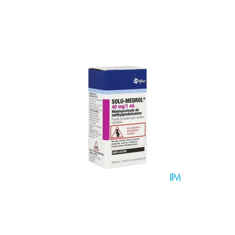 SOLU-MEDROL 40MG/1ML PDR+SOL FL 1