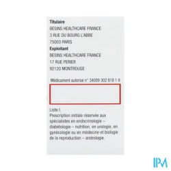 TESTOSTERONE 1 000MG/4ML BESINS F1